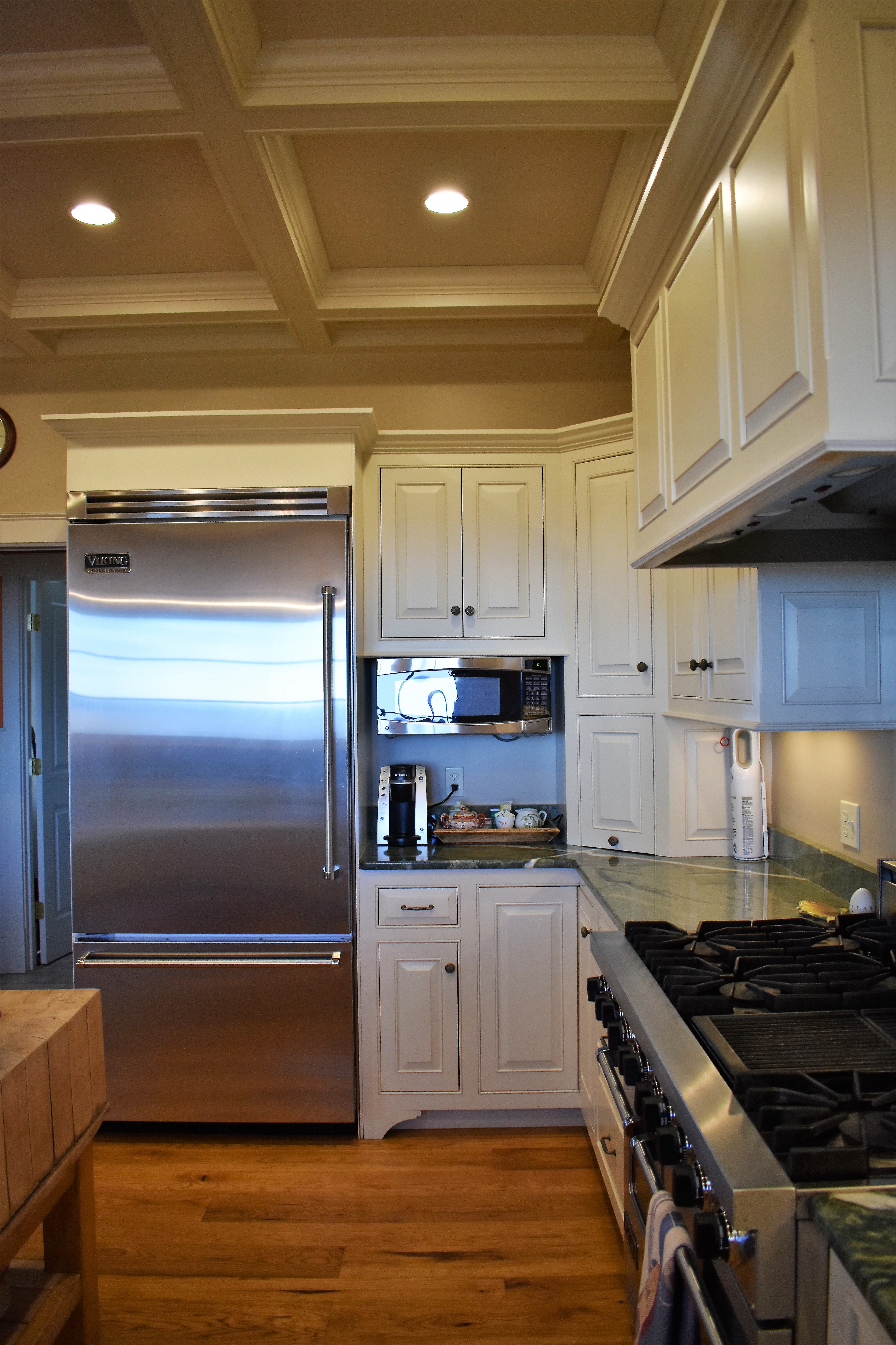 Traditional kitchen cabinetry detail